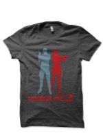 Resident Evil 2 - Leon and Claire Charcoal Grey T-Shirt