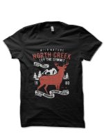 North Creek Deer Nature Black T-Shirt