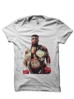 Iron Mike Tyson White T-Shirt