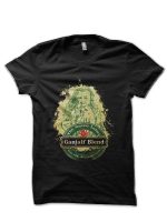GANJALF BLEND THE GREEN LABEL Black T-Shirt