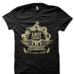 Skeleton Aerosmith Black T-Shirt