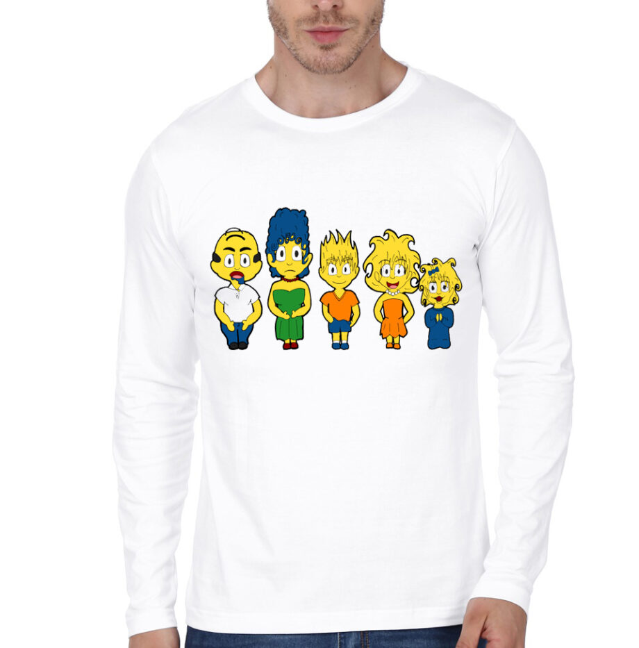 Junglhouse Chibi - The Simpsons version 2 White T-Shirt