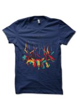 Tame Impala Half Sleeve Navy Blue T-Shirt
