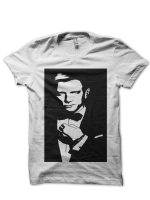 007 Half Sleeve White T-Shirt