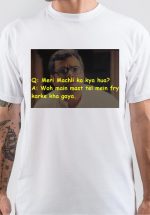 Hera Pheri Half Sleeve White T-Shirt