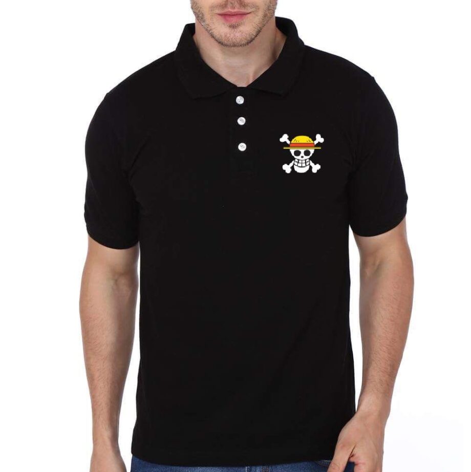 One Piece Straw Hat Pirate Crew Polo T-Shirt