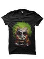 Albert Einstein Black T-Shirt