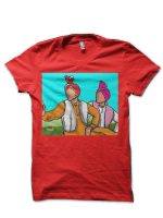 Bhangra Dancers Red T-Shirt