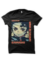 Tanjiro Kamado Black T-Shirt