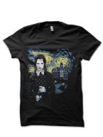 Starry Wednesday Night Black T-Shirt