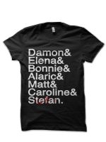 The Vampire Diaries Black T-Shirt