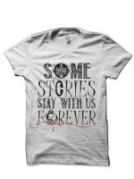 The Vampire Diaries White T-Shirt
