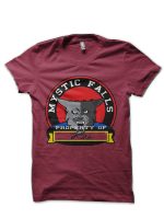 The Vampire Diaries Maroon T-Shirt
