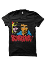 Tony Montana & Elvira Black T-Shirt