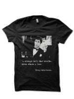 Tony Montana Black T-Shirt