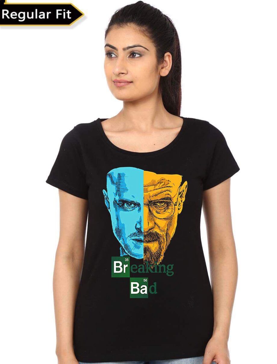 Breaking Bad Half sleeve Girls T-Shirt