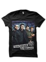 Breaking Benjamin Half Sleeve Black T-Shirt