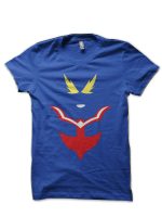 Boku No Hero Half Sleeve Royal Blue T-Shirt