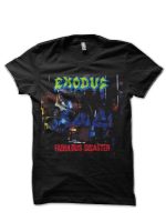 Exodus Half Sleeve Black T-Shirt