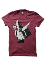 Hitler Maroon T-Shirt