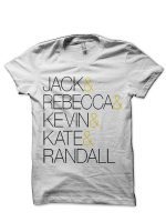 This Is Us Half Sleeve White T-Shirt