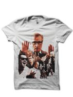 Martin Scorsese Half Sleeve White T-Shirt