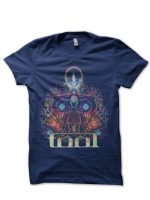 Tool Half Sleeve Navy Blue T-Shirt