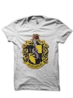 Hufflepuff Splatter Crest T-Shirt