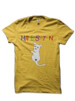 Hail Satan Middle Finger Cat T-Shirt