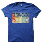Funny Vintage Martial Arts Evolution TaeKwonDo T-Shirt