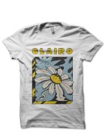 Clairo Half Sleeve White T-Shirt