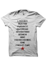 Winter Soldier Half Sleeve White T-Shirt