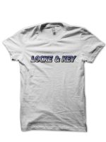 Locke & Key Half Sleeve White T-Shirt