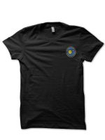 Nasa Half Sleeve Black T-Shirt