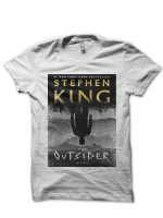 The Outsider Half Sleeve White T-Shirt