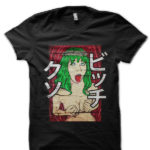 Kuso Bitchy - AHEGAO GIRL II (In DIstressed Style) T-Shirt