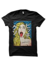 Kuso Bitchy - AHEGAO GIRL I (In DIstressed Style) T-Shirt
