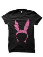 Louise in Pink Distressed T-Shirt