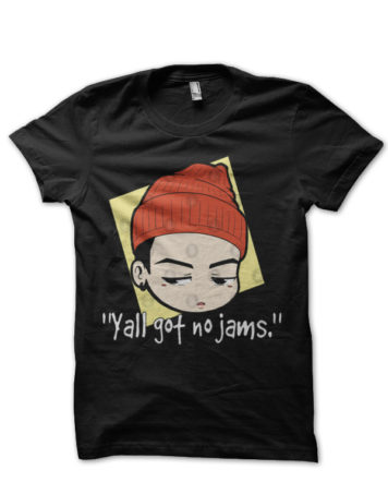 Bts Half Sleeve Black T-Shirt