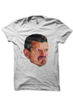 Guenther Half Sleeve White T-Shirt