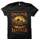 The Lion King Half Sleeve Black T-Shirt