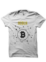 Kryptos Half Sleeve White T-Shirt