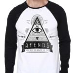Sale Code 04 White & Black M Raglan T-Shirt