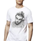 Mac Miller Half Sleeve White T-Shirt