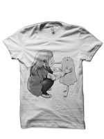 Oyasumi Punpun - Aiko's Kiss (Grayscale) _042 T-Shirt