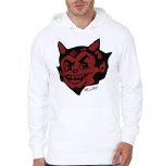 Hell Boy White Hoodie