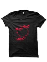 Black Hole Pink Floyd Love Flowers T-Shirt