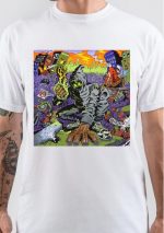 Denzel Curry Half Sleeve White T-Shirt