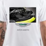 Aston Martin Half Sleeve White T-Shirt