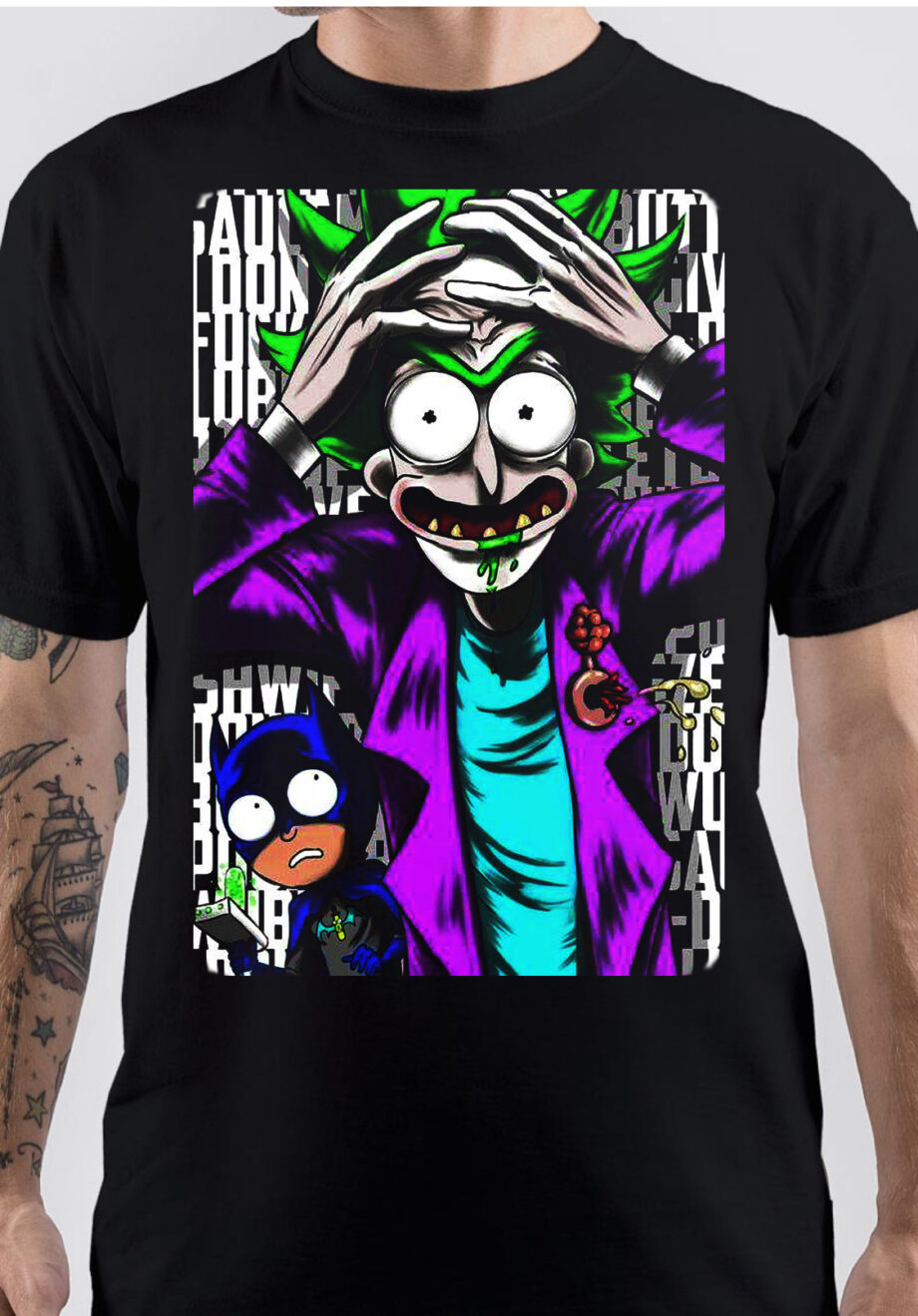 rick sanchez vs Joker T-Shirt